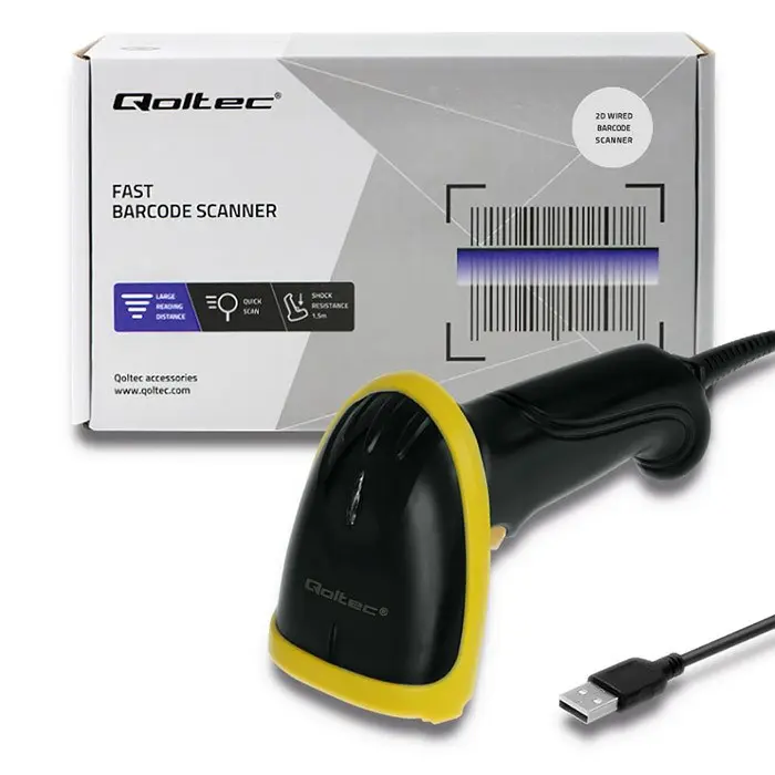 Handheld barcode reader QOLTEC 50867 Photo 8