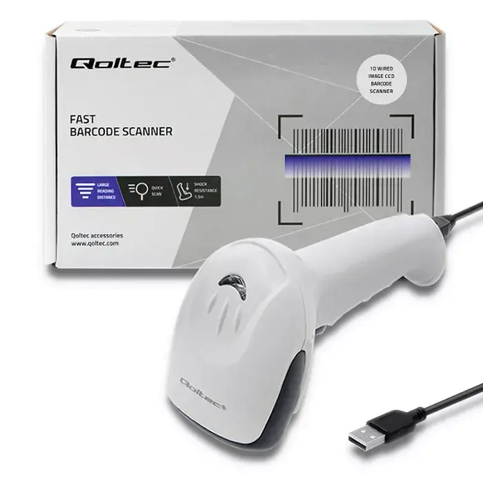 Handheld bar code reader Qoltec 50865 Photo 6