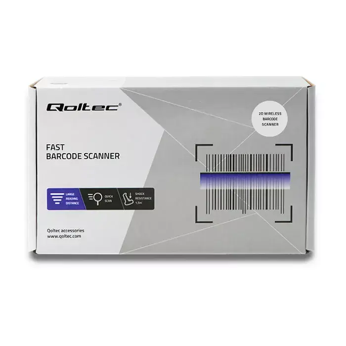 Handheld barcode reader QOLTEC 50868 Photo 6