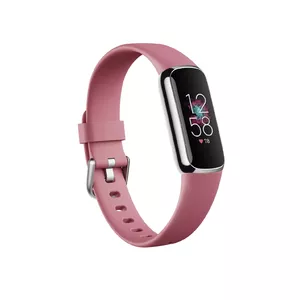 Fitbit Luxe AMOLED Aktivitāšu sensora aproce Rozā, Platīns