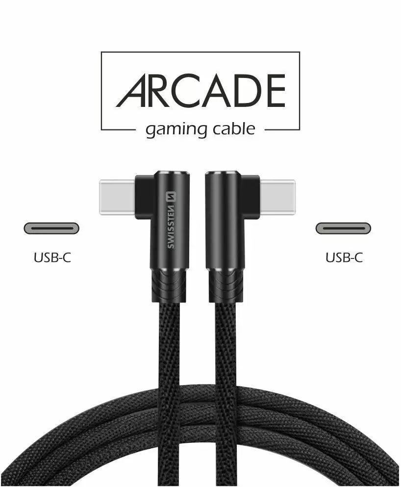 SWISSTEN USB-C to USB-C 1.2m Quick Charge 3.1 Photo 2