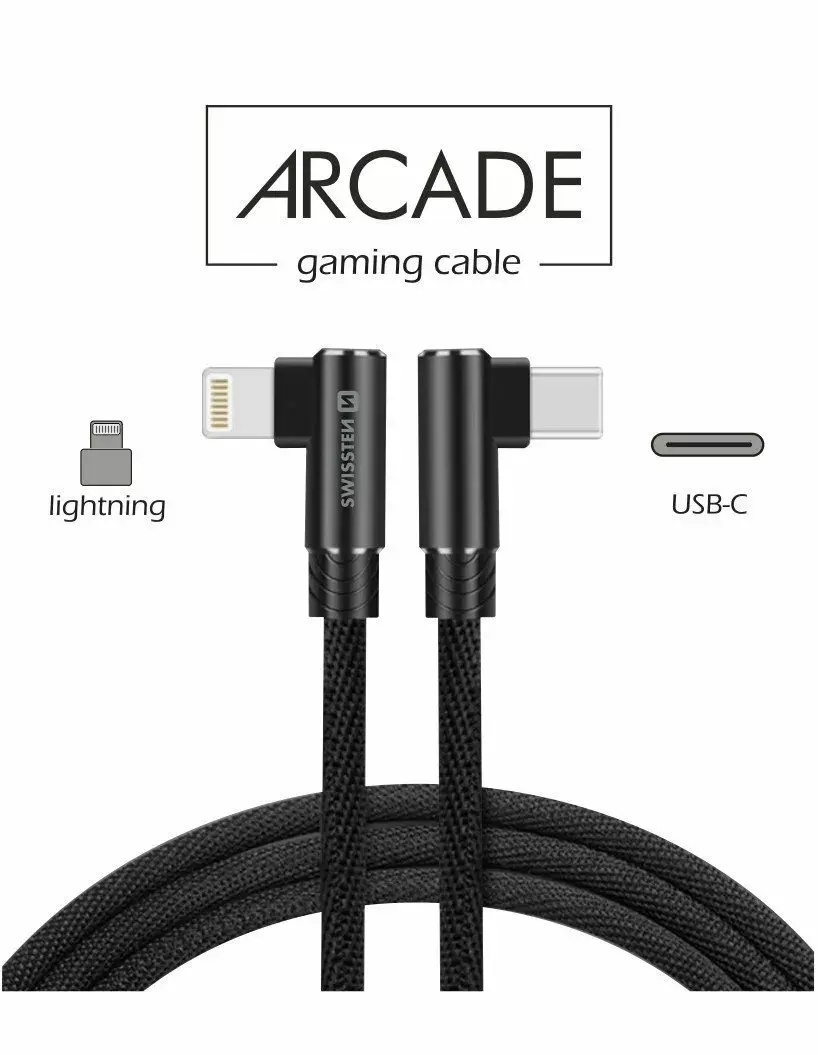 SWISSTEN кабель USB-C — Lightning SW-QU-TYPCLIGHT012M-BK Photo 2
