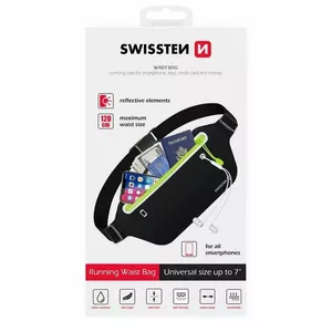 Swissten Vidukļa somma Mobilajam Telefoniem līdz 7 collām Melns