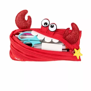 Пенал ZIPIT Creature Monster Red, бренд ZIPIT, модель 550-05461, застёжка-молния, текстильный