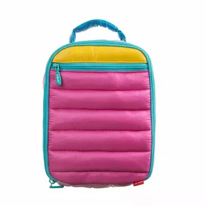 Термосумка ZIPIT Puffer с охлаждающим пакетом, розовая, модель 550-05090