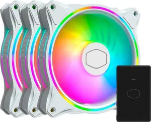 Ventilators Cooler Master MasterFan MF120 Halo 3in1 White Edition