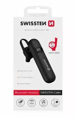 Наушники Swissten Caller SW-CALLER-BK Photo 5