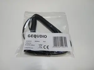 RJ kabelis GEQUDIO WA9401 saderīgs ar Cisco telefonu — RJ-45 piederums klausulēm