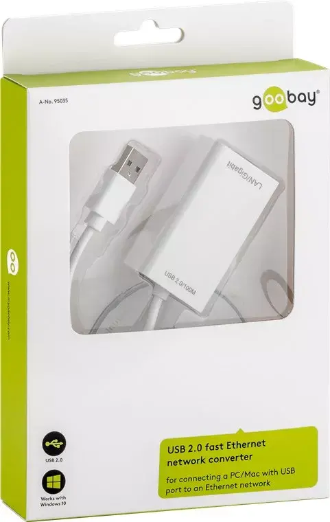 GP USB 2.0 Fast Ethernet pārveidotājs GPPBL1632001 Photo 3
