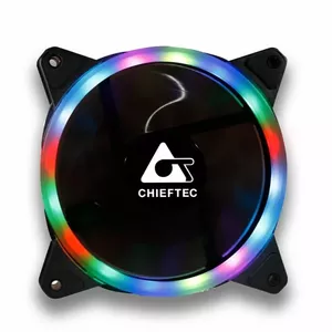 Chieftec AF-12RGB computer cooling system Fan 12 cm Black 1 pc(s)