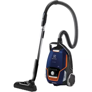 Tvertņu putekļu sūcējs Electrolux EUOC94DB, sausai tīrīšanai, putekļu maisiņš 5 L, 850 W, 12 m darbības rādiuss, alerģijas filtrs, melns