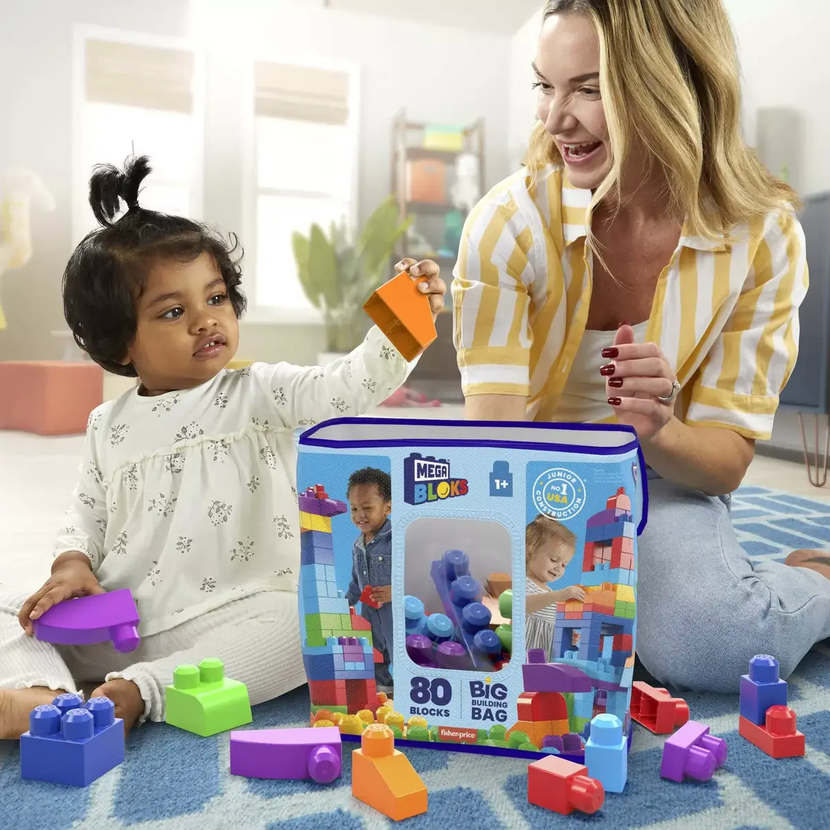Конструктор MEGA BLOKS First Builders Big Building Bag Photo 4