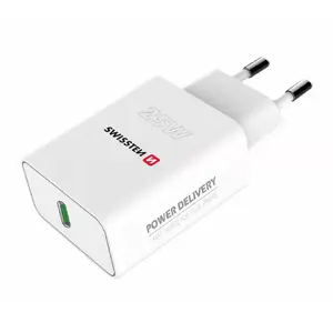 Зарядное устройство Swissten SW-USBCPD25W-W 25W USB-C PD 3.0