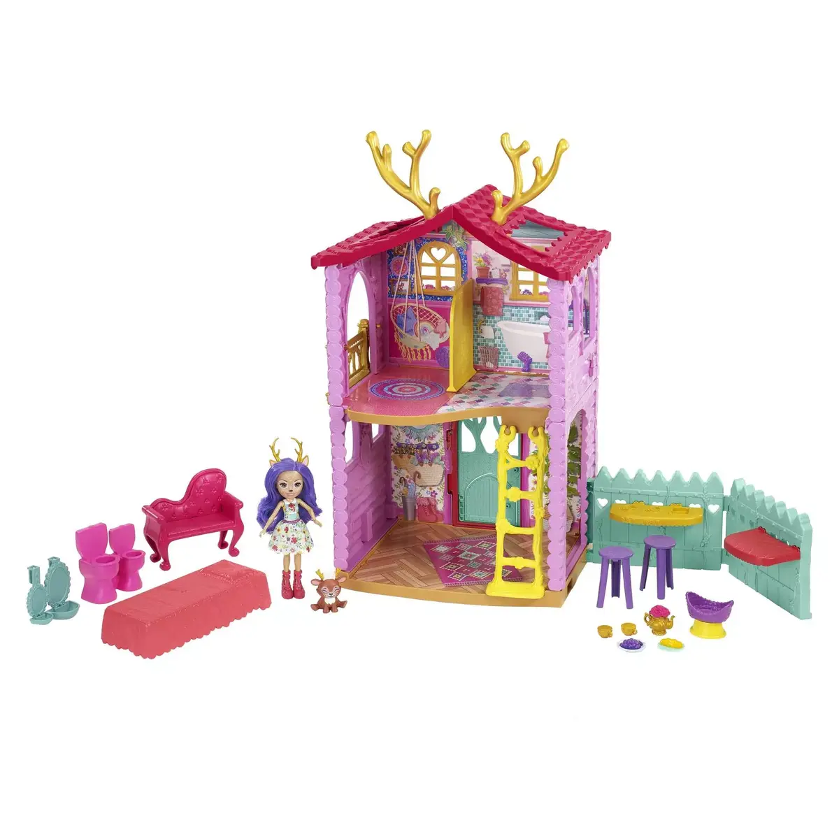 MATTEL Enchantimals DEER HOUSE playset Photo 4