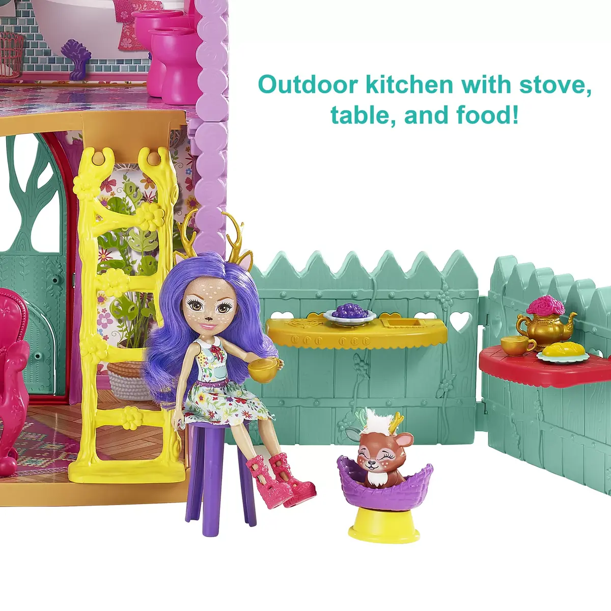 MATTEL Enchantimals DEER HOUSE playset Photo 8
