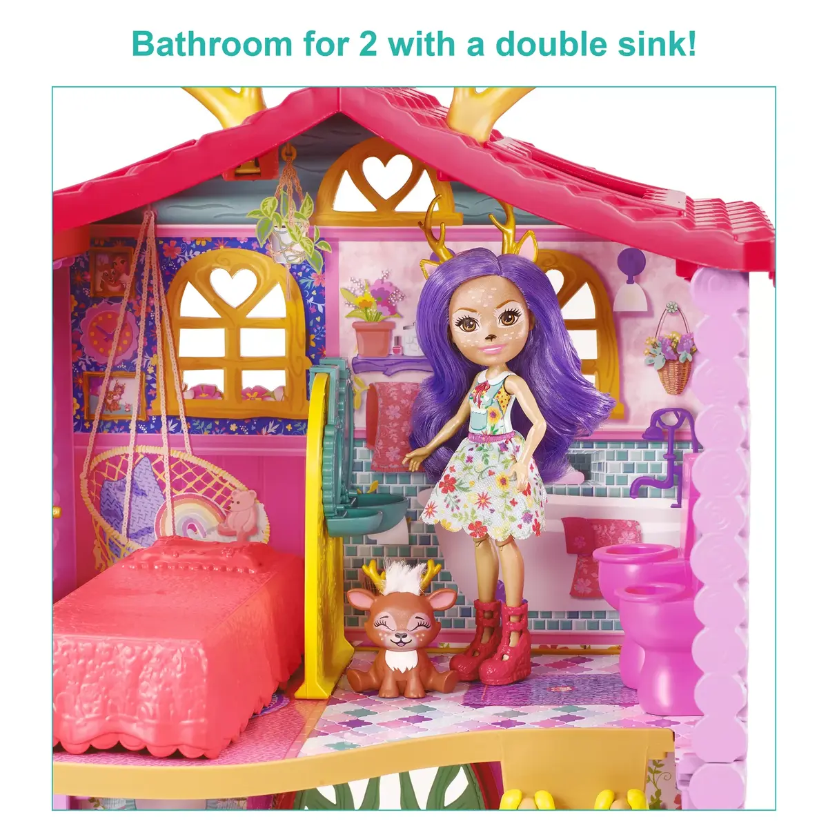 MATTEL Enchantimals DEER HOUSE playset Photo 9