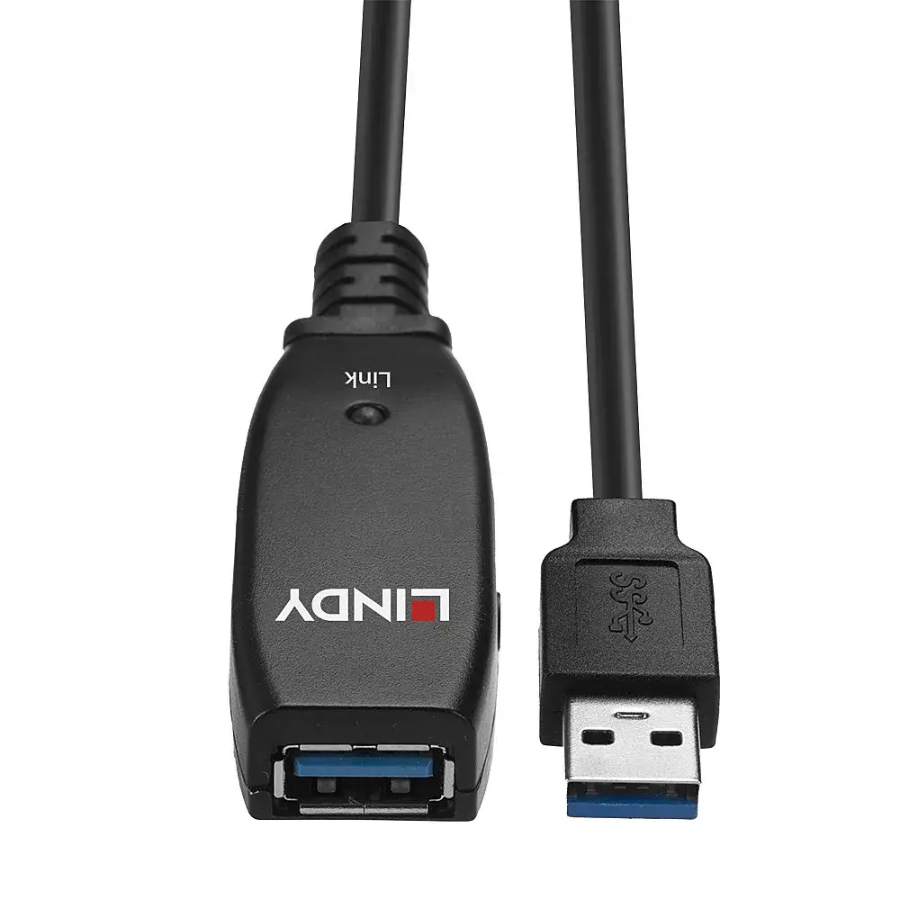 USB pagarināšanas kabelis Lindy 15m aktīvs Slim Photo 4