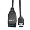 USB pagarināšanas kabelis Lindy 15m aktīvs Slim Photo 4