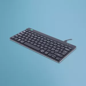 R-Go Tools Compact Break RGOCONDWDBL tastatūra USB QWERTY Ziemeļvalstu Melns