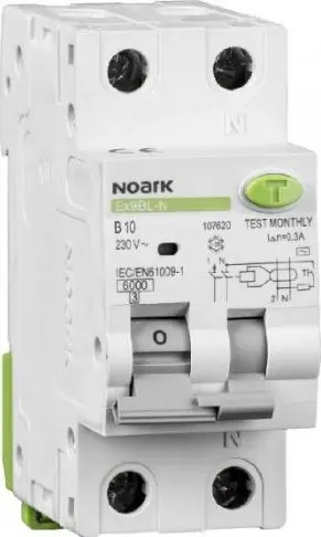 Noark Ex9BL-N 1P+N B10 30mA дифавтомат Photo 2
