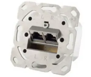 Розетка RJ-45 ShiverPeaks BS74280 — категория кабеля 6a, металлическая