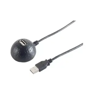 USB Cable S/CONN 13-50017 1.5m USB 2.0 Black