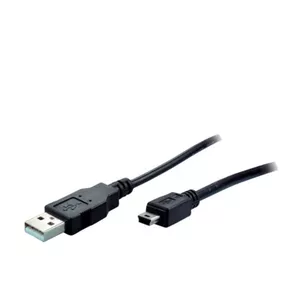 USB кабель S/CONN 14-16045 3м Mini-USB B USB A черный