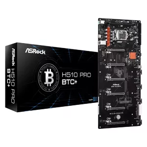 Pamatplate Asrock H510 Pro BTC+, Intel H510, LGA 1200, ATX