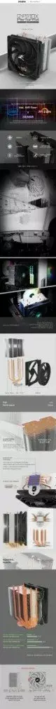 ZALMAN CNPS10X PERFORMA ST CPU cooler 120mm 4 heat pipes Photo 3