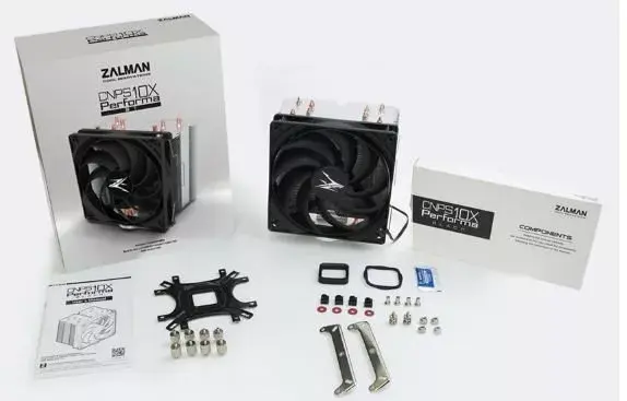 ZALMAN CNPS10X PERFORMA ST CPU cooler 120mm 4 heat pipes Photo 8