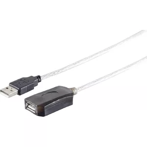 USB extension cable ShiverPeaks 75604, active signal booster, 5 m length, USB-A