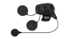 Motocikla Bluetooth interkoms Sena SMH5-10 — ķiveres komunikators vadītājam un pasažierim ar tālruņa savienojumu