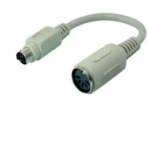 Кабель PS/2 ShiverPeaks BS78396 0.2 м 6-п Mini-DIN Серый