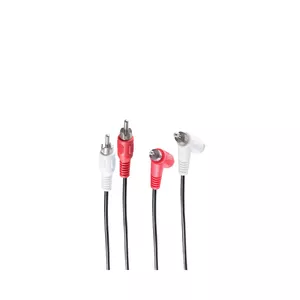 Аудиокабель ShiverPeaks BS40121 0.5 м 2 x RCA Черный