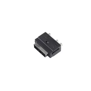 Cable Gender Changer SCART 3xRCA ShiverPeaks BS94034