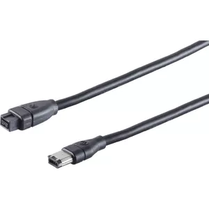 FireWire cable ShiverPeaks 77321 — 9-pin IEEE 1394b connector, high-speed digital data link