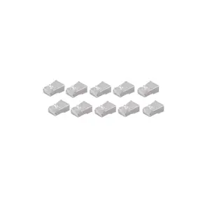 Разъем RJ-45 ShiverPeaks BS72052-10 Мужской Белый 10 шт