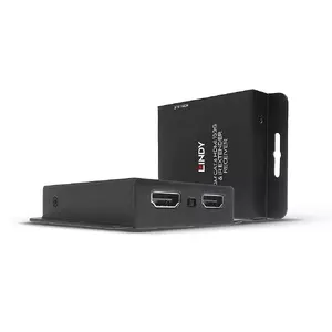 AV передатчик и приемник Lindy 70m Cat.6 HDMI 4K30 и IR удлинитель с PoC и Loop Out