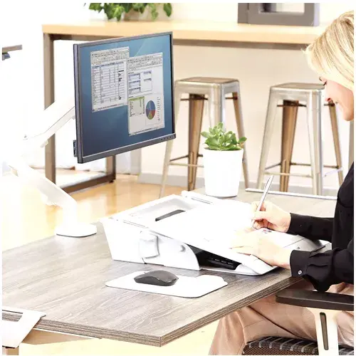 Подставка для документов Fellowes Hana — сталь, серый Photo 5