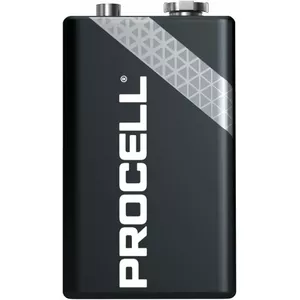 Procell 9V Alkaline Battery PC1604 (6LR61) Industrial Series