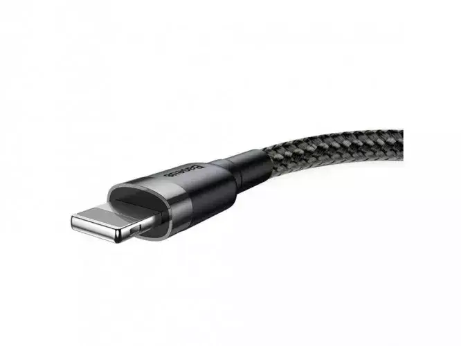 Baseus Cafule USB Lightning kabelis 2A 3m (melns+pelēks) Photo 2
