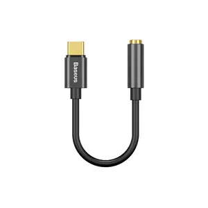 Cable Gender Changer Baseus CATL54-01 Type-C to 3.5mm Black