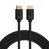 Baseus 2x HDMI 2.0 4K 60Hz kabelis, 3D, HDR, 18Gbps, 3m (melns) Photo 21