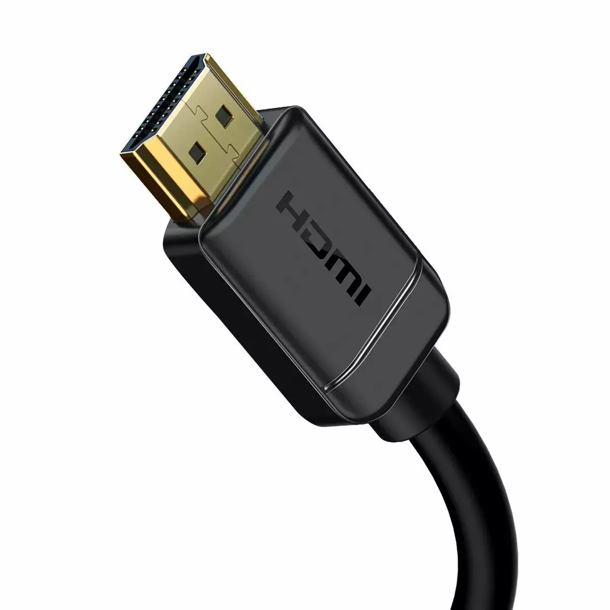 Baseus 2x HDMI 2.0 4K 60Hz kabelis, 3D, HDR, 18Gbps, 3m (melns) Photo 3