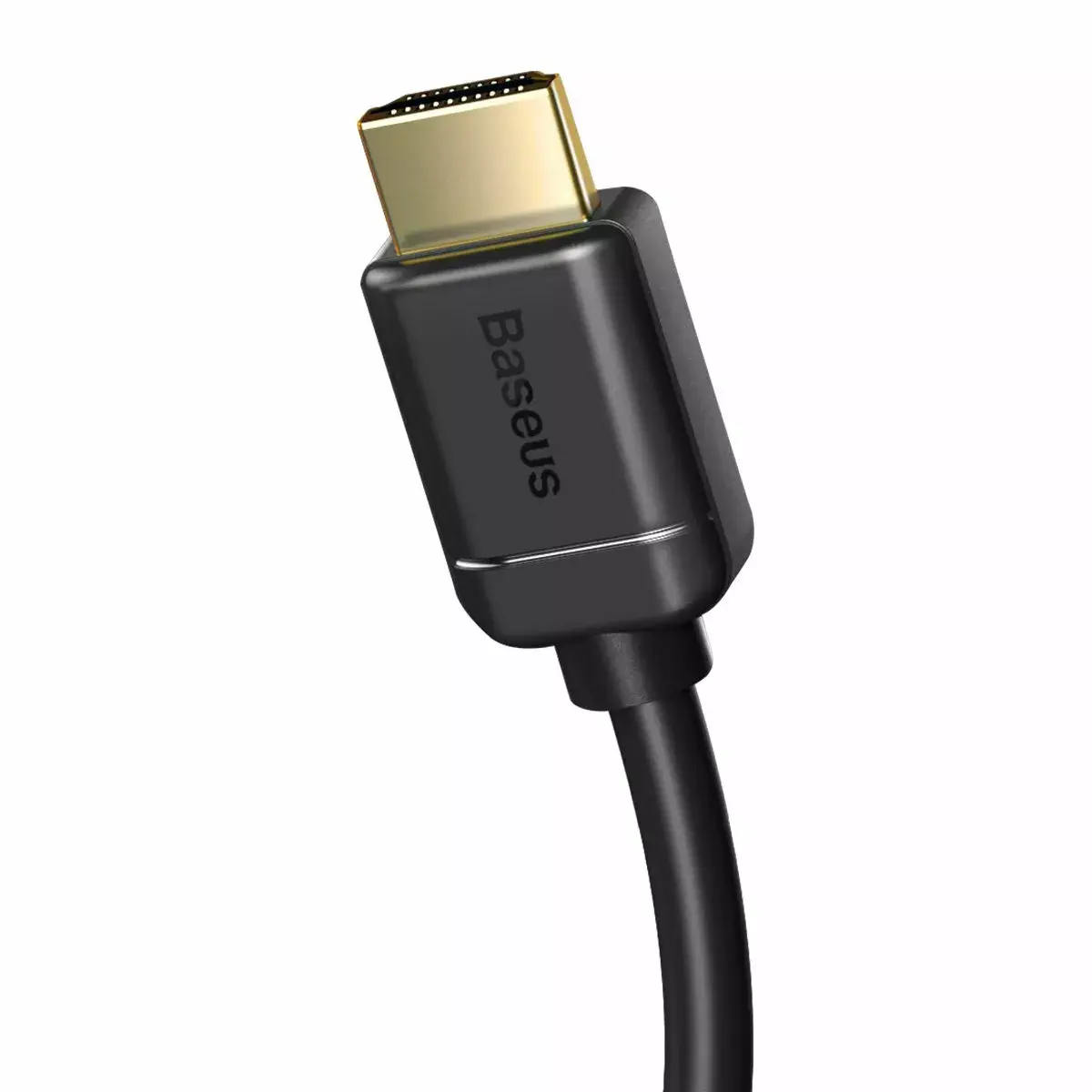 Baseus 2x HDMI 2.0 4K 60Hz kabelis, 3D, HDR, 18Gbps, 3m (melns) Photo 8