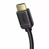 Baseus 2x HDMI 2.0 4K 60Hz kabelis, 3D, HDR, 18Gbps, 3m (melns) Photo 8