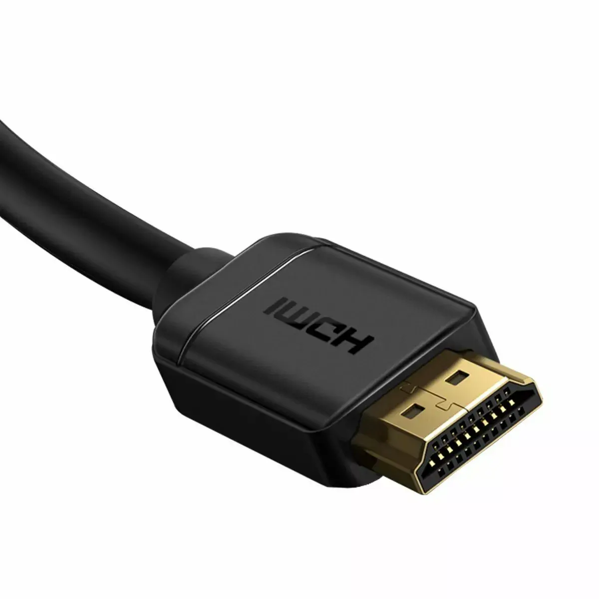 Baseus 2x HDMI 2.0 4K 60Hz kabelis, 3D, HDR, 18Gbps, 3m (melns) Photo 10