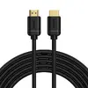 Baseus 2x HDMI 2.0 4K 60Hz kabelis, 3D, HDR, 18Gbps, 5m (melns) Photo 8