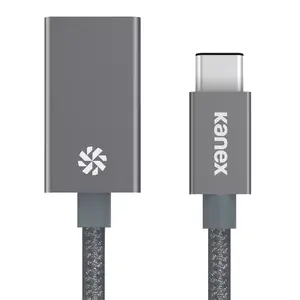 USB-C uz USB-A kabelis Kanex KU3CAPV1-SG — 0,21 m, USB 3.2 Gen 1 (3.1 Gen 1), pelēks