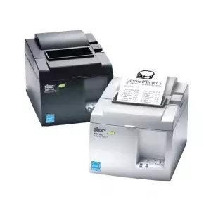 Recepšu printeris Star Micronics TSP143IIU+ USB 203 dpi ar automātisko griezēju, tumši pelēks